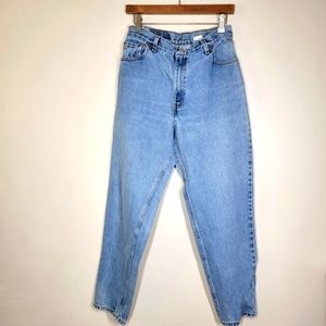 Vintage Levi's 550 90s light wash mom jeans size 14